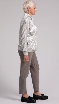 Funnel Pullover, Crinkle Velvet (Sale)
