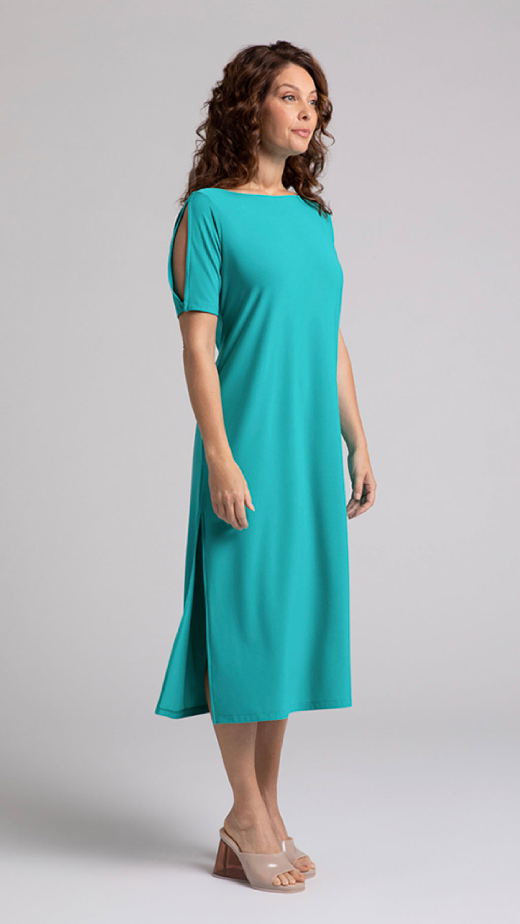 Boat Neck T-Shirt Dress (Sale)