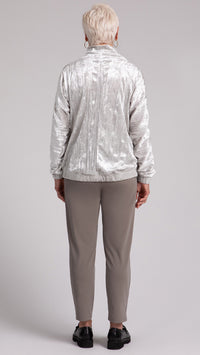 Funnel Pullover, Crinkle Velvet (Sale)