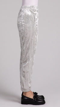 Half Cuff Jogger Pant, Crinkle Velvet (Sale)