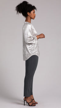 Move Pullover W/Half Elastic Cuff, Crinkle Velvet (Sale)