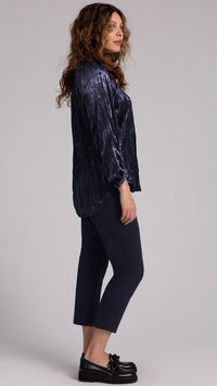 Move Pullover W/Half Elastic Cuff, Crinkle Velvet (Sale)