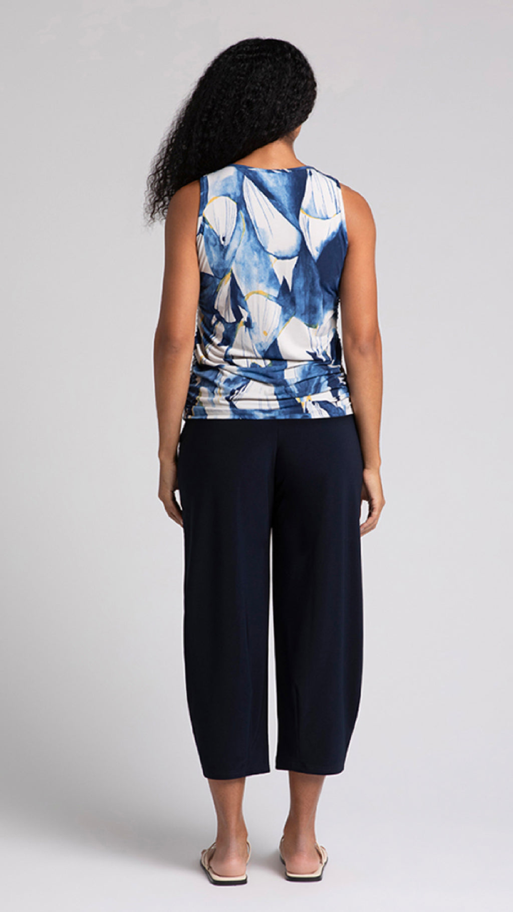 Slim Fete Sleeveless Top-Watery Reflections (Sale)