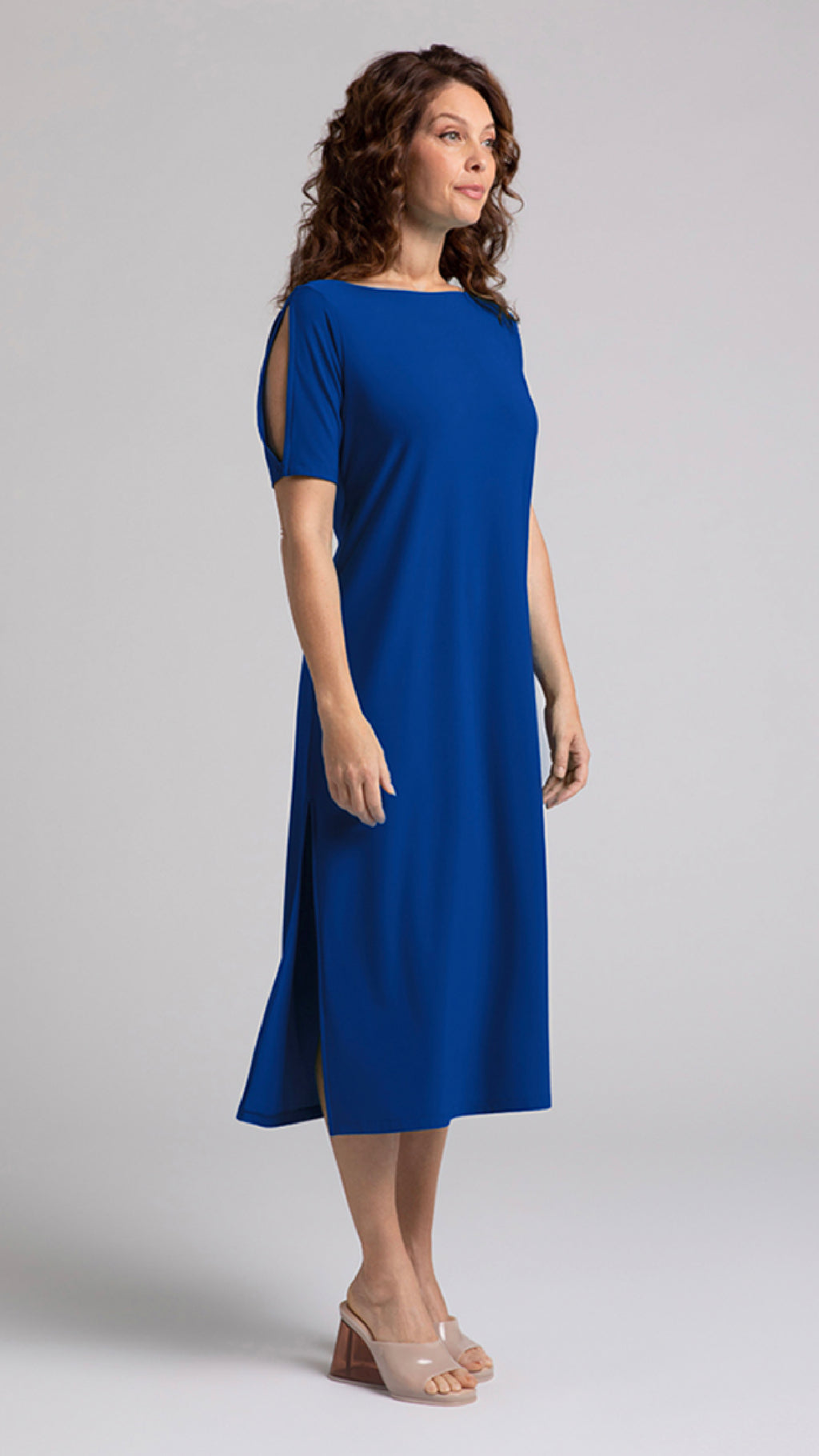 boat neck shirt dress Boat Neck Long Sleeve Ruched Top Maxi Dress
