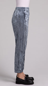 Half Cuff Jogger Pant, Crinkle Velvet (Sale)