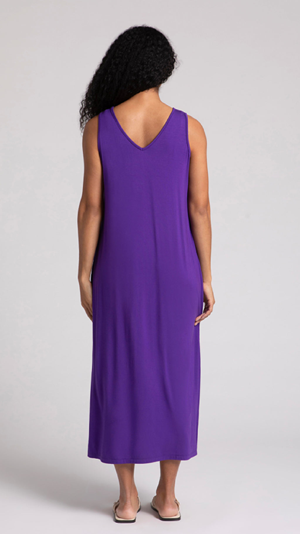 Bamboo Reversible Slit Tank Dress (Sale)