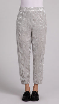 Half Cuff Jogger Pant, Crinkle Velvet (Sale)
