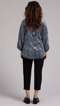 Move Pullover W/Half Elastic Cuff, Crinkle Velvet (Sale)