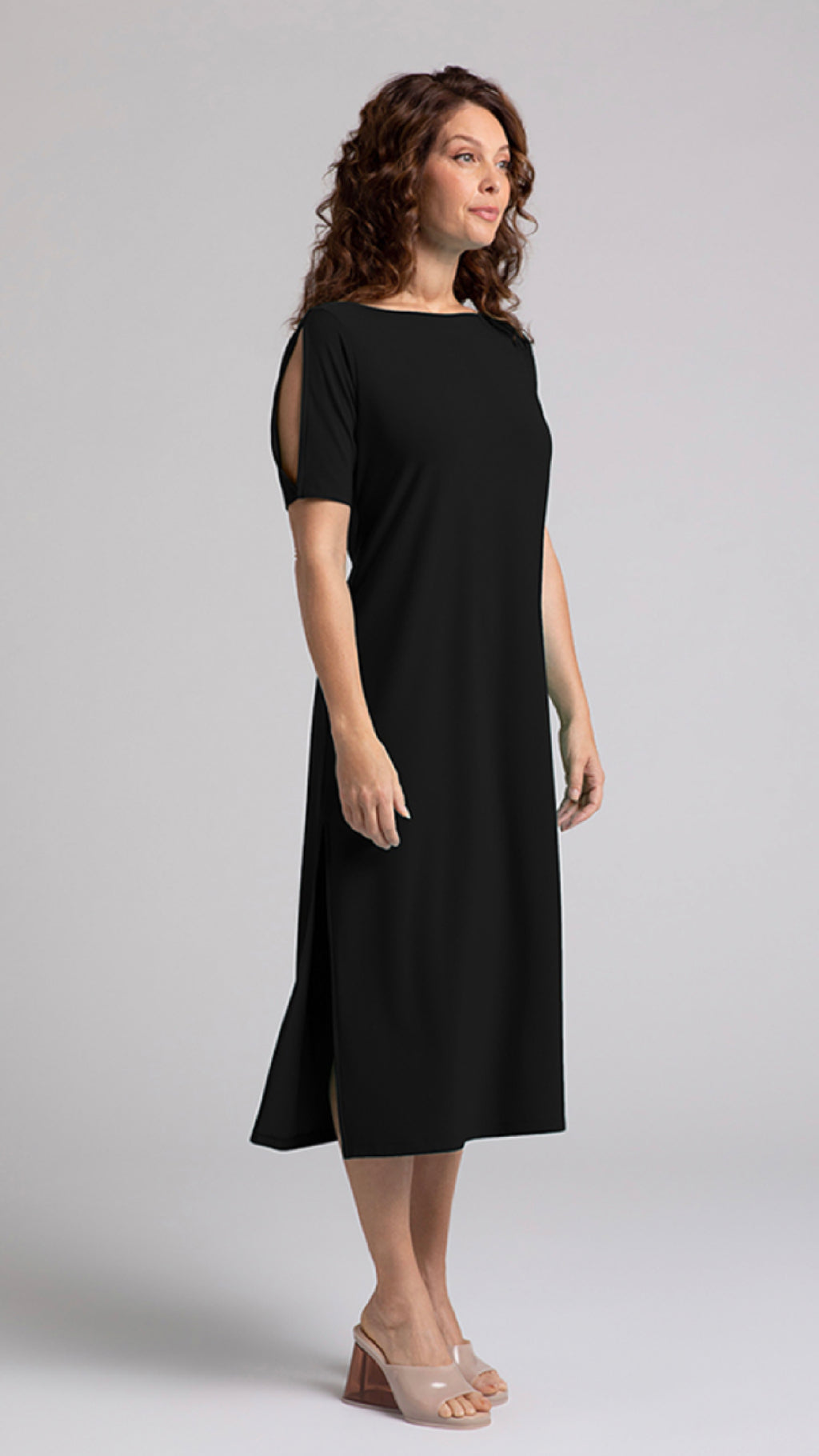 Boat Neck T-Shirt Dress (Sale)