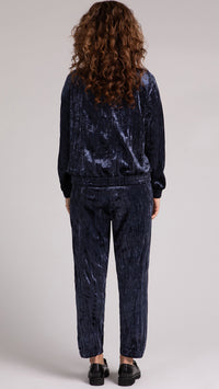 Zip Front Warm Up, Crinkle Velvet (Sale)