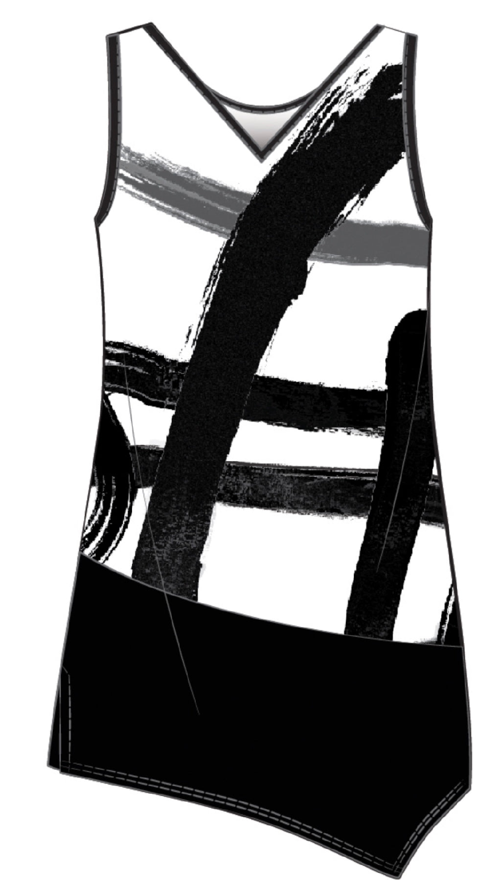 Reversible Angle Tank Tunic, Print (Sale)