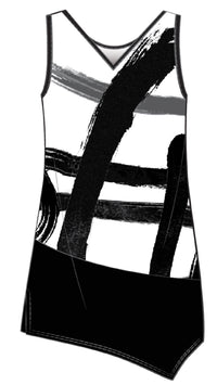 Reversible Angle Tank Tunic, Print (Sale)