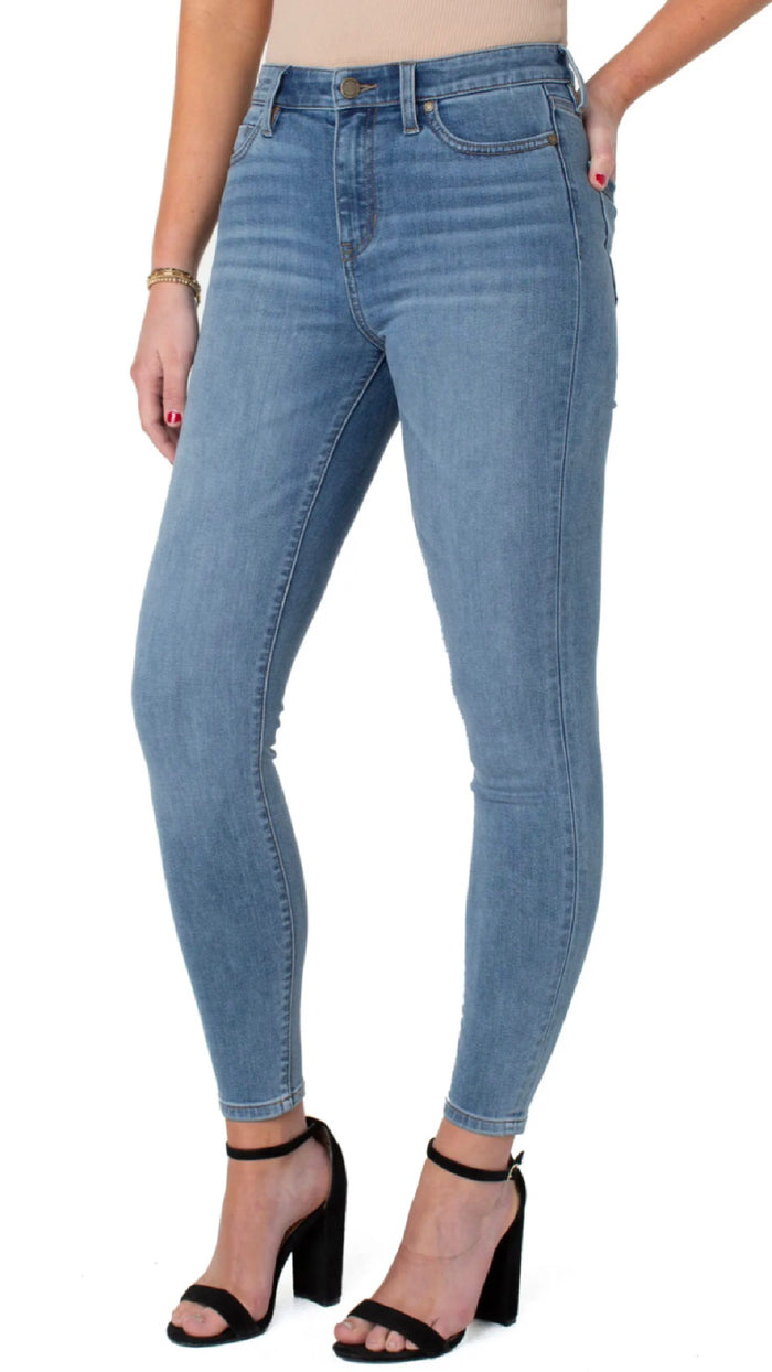 Abby High Rise Ankle Skinny-Scenic