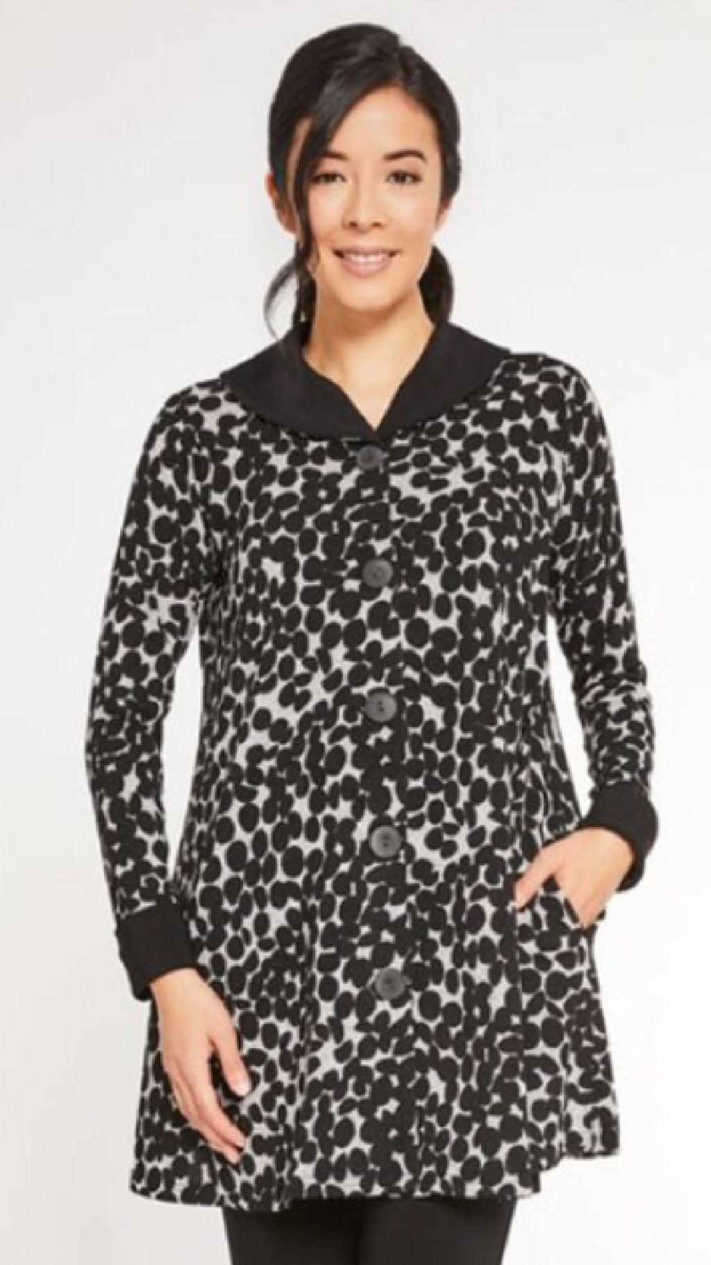 On The Dot Swing Coat (Sale)