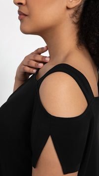 One Shoulder Boxy Top, Cap Sleeve (Sale)
