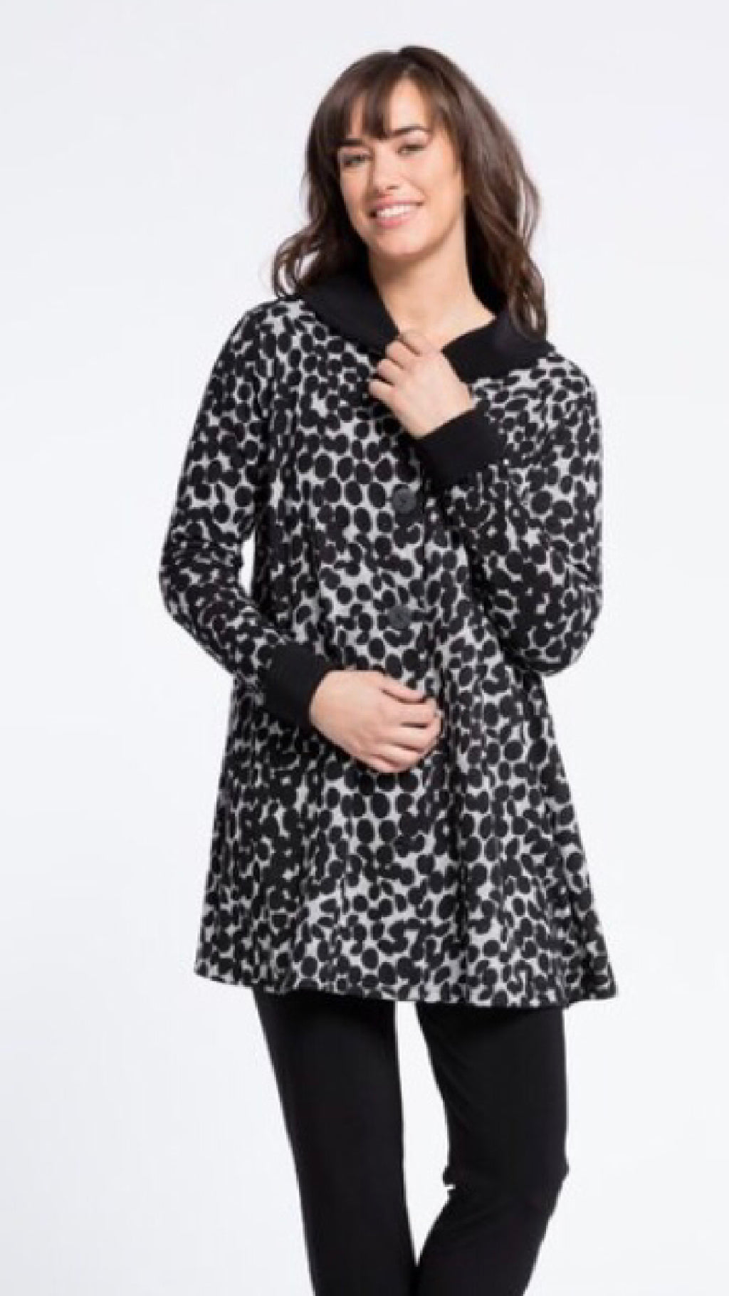 On The Dot Swing Coat (Sale)