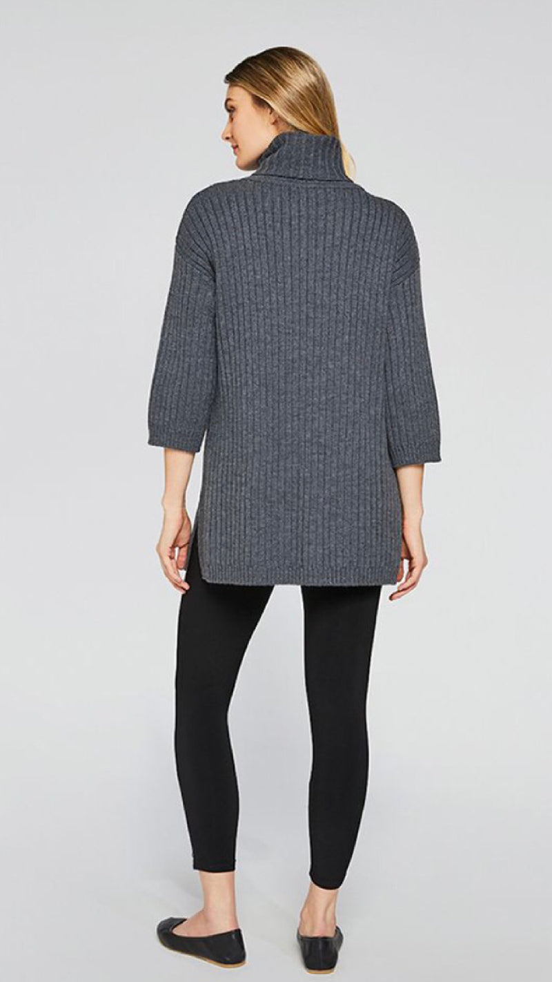 Boxy Rib Sweater Tunic (Sale)