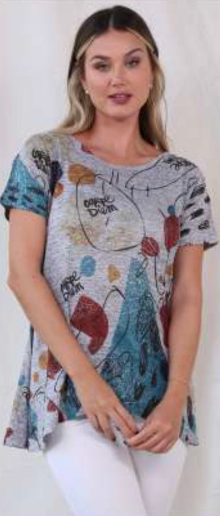 Tunic with Cap Sleeves (Sale)
