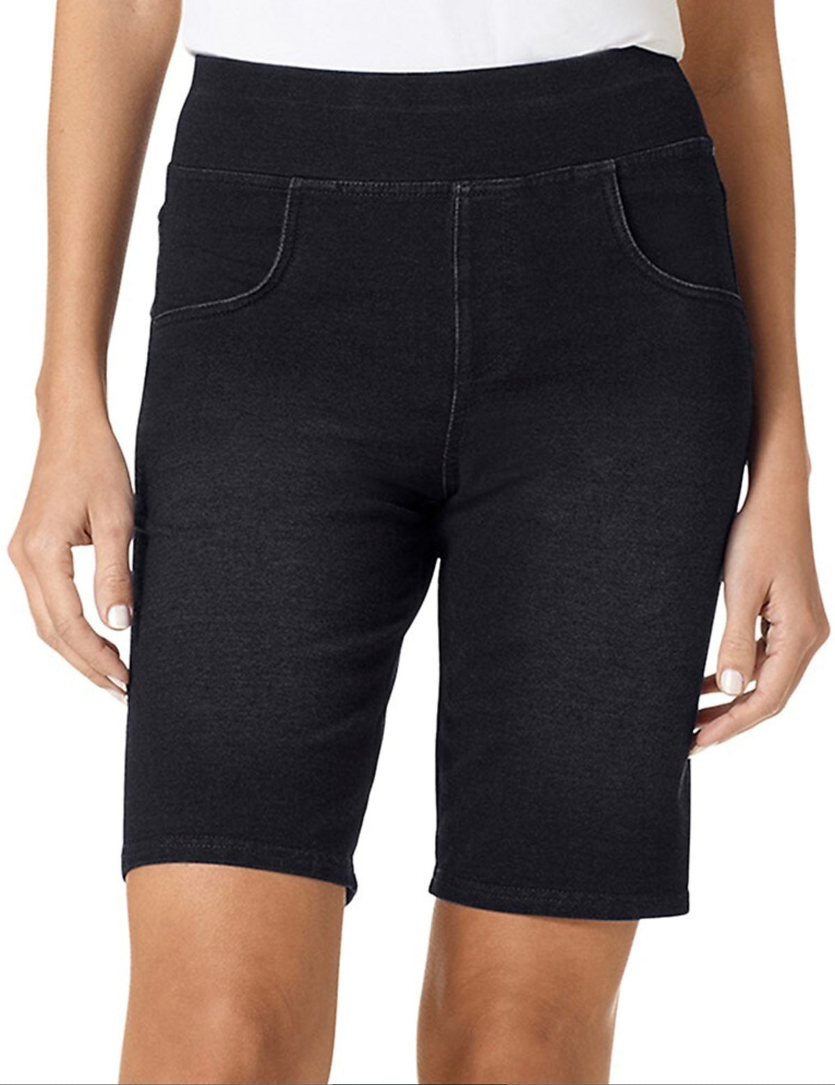 Game Changing Bermuda Shorts-Black