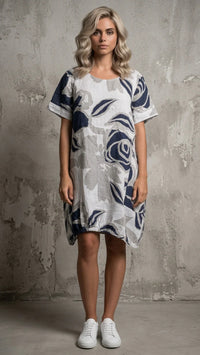 LINEN LUV Linen Dress Short