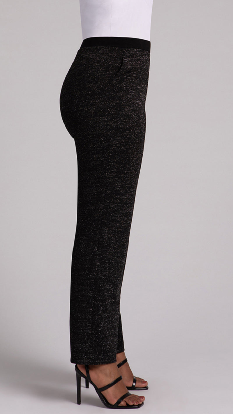 Nu Straight Leg Pant, Metallic Pique (Sale)