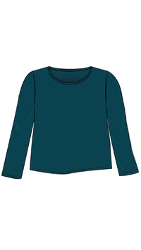 Go To Cropped T, 3/4 Sleeve-Solids (Sale)