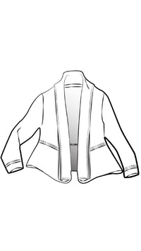 Splice Roll Neck Cardigan