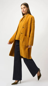 Joseph Ribkoff Feather Yarn Coat (-30% at checkout)