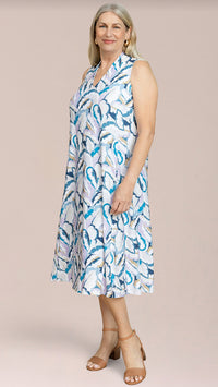 Sleeveless Deep V Dress Short