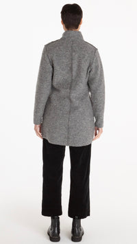 Zip Jacket-Boiled Wool