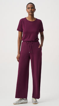 Joseph Ribkoff Embellished Hooded Pullover Sweater And Drawstring Sweater Pant