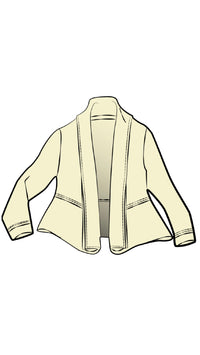 Splice Roll Neck Cardigan