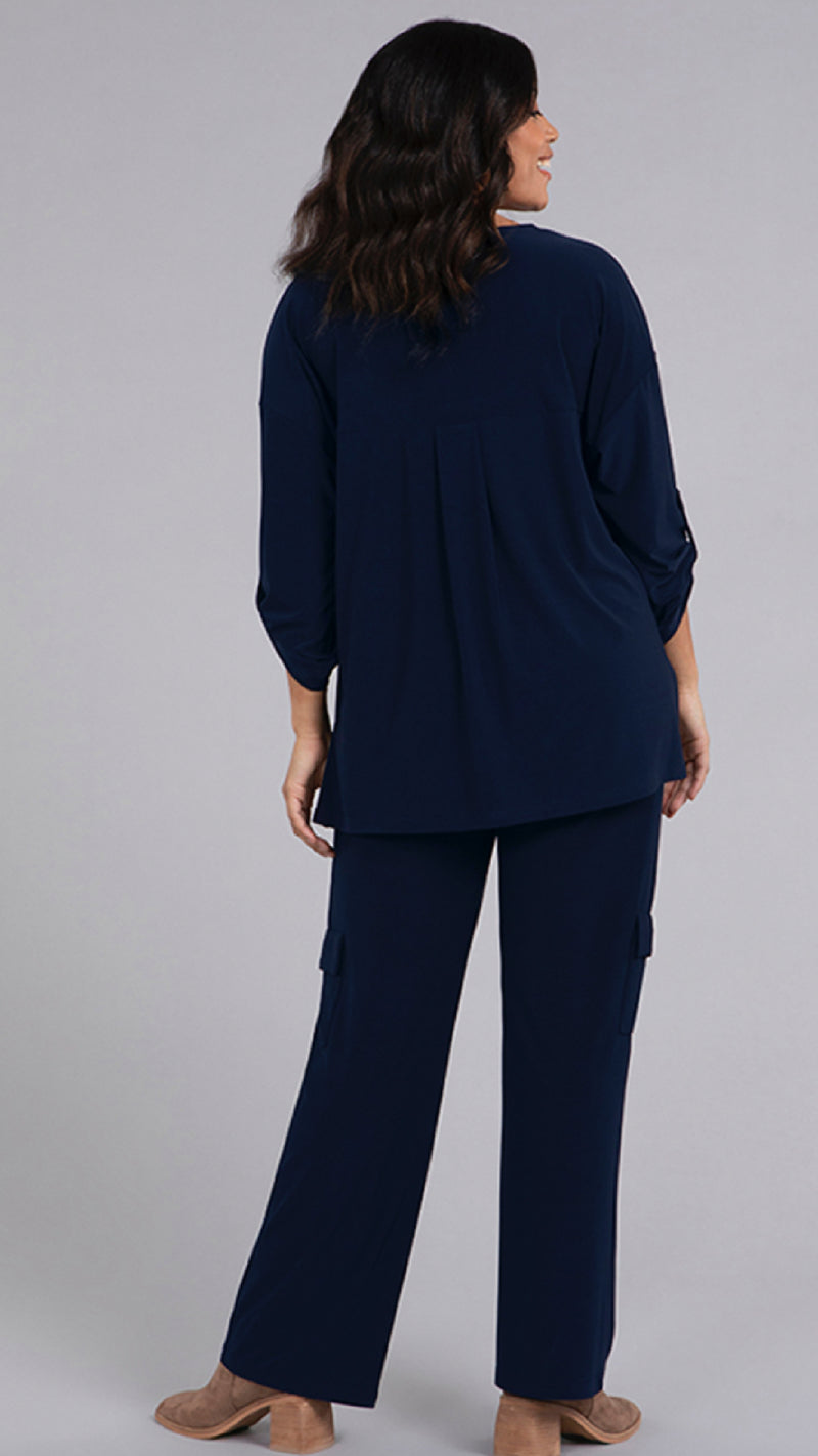 Safari Top, 3/4 Sleeve