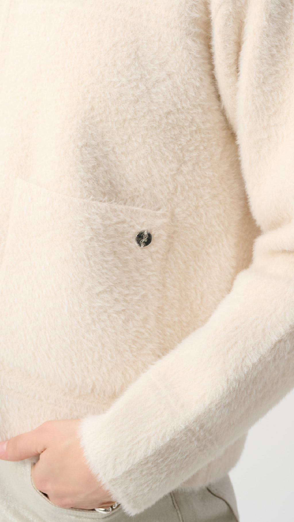 Joseph Ribkoff Detachable Faux Fur Collar Jacket