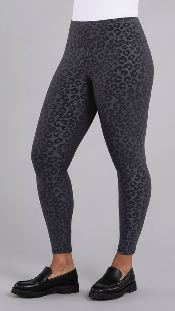 Nu Yoke Legging-Animal Embossed (Sale)