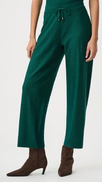 Joseph Ribkoff Sequin Mock-Neck Sweater and Drawstring Culottes