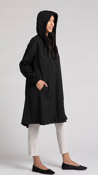 Convoy Zip Front Hooded Rain Jacket (Sale)