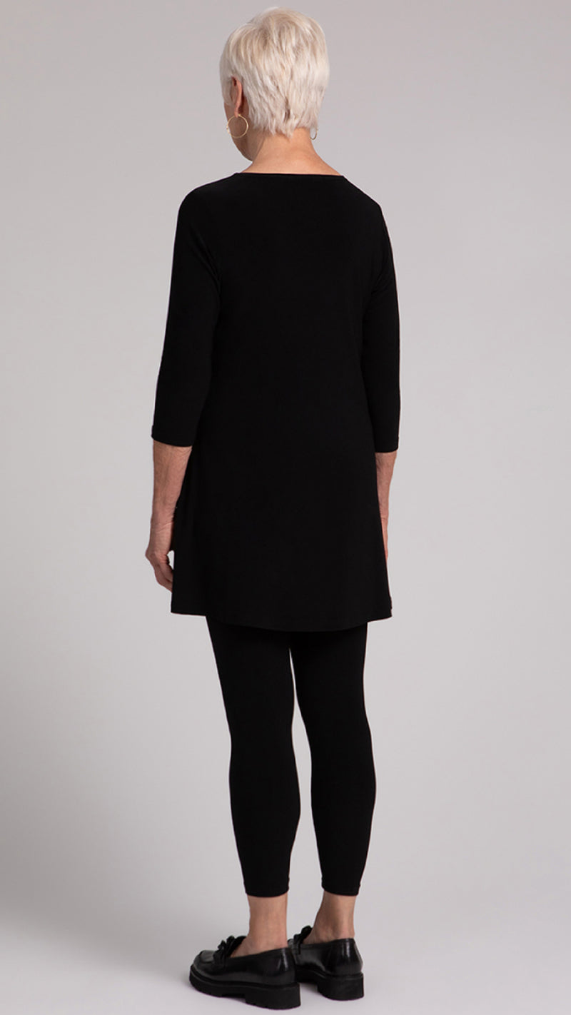 Trapeze Tunic, 3/4 Sleeve