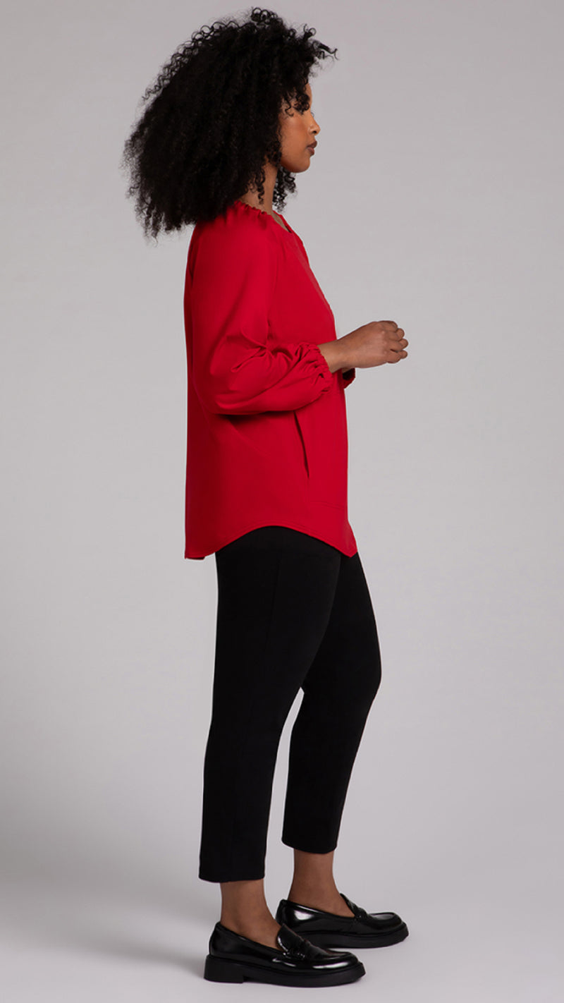 Move Pullover W/ Elastic Cuff, Fleece Back Jersey (Sale)