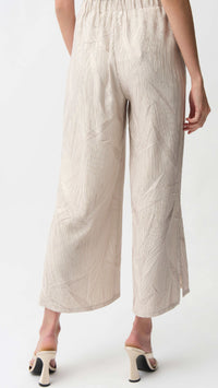 Joseph Ribkoff Pleated Satin Boxy Top and Pull-On Culotte Pants