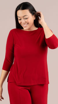 Nu Ideal Top, 3/4 Sleeves