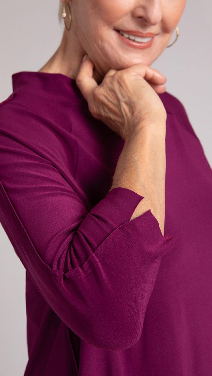 Raglan Hanker Chief Top, 3/4 Sleeves (Sale)