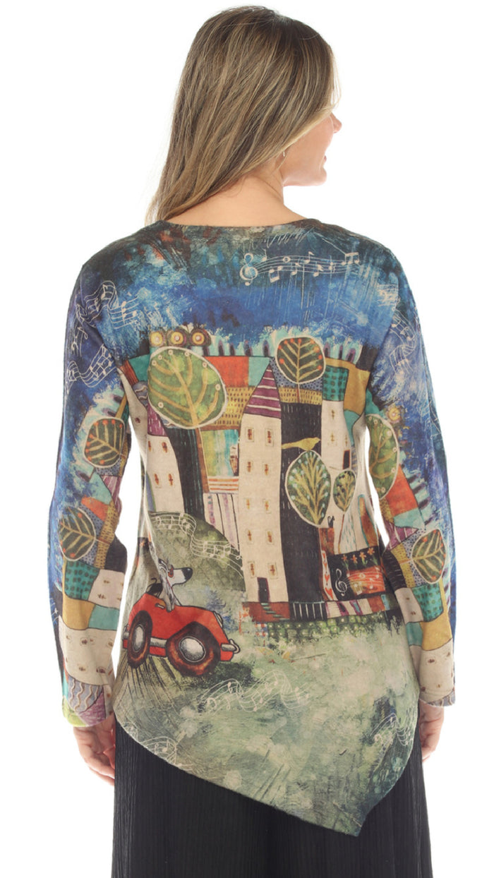 Inoah Top Asymmetrical Top (Sale)