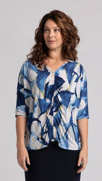 Fete Dolman Top-Watery Reflections (Sale)