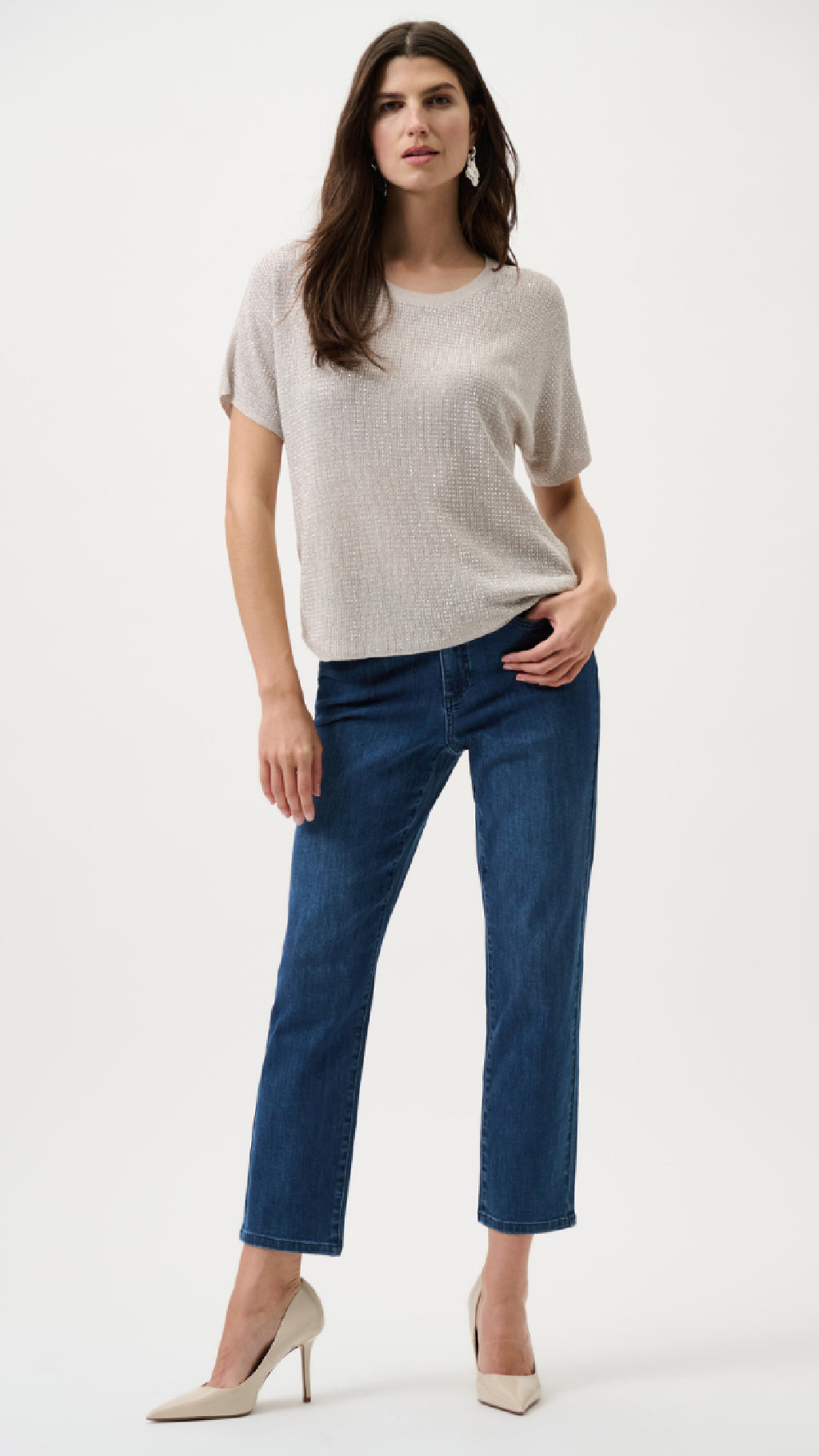 Joseph Ribkoff-Gia Classic Slim Fit Stretch Jeans