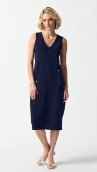 Joseph Ribkoff Silky Knit Cocoon Dress with Pockets