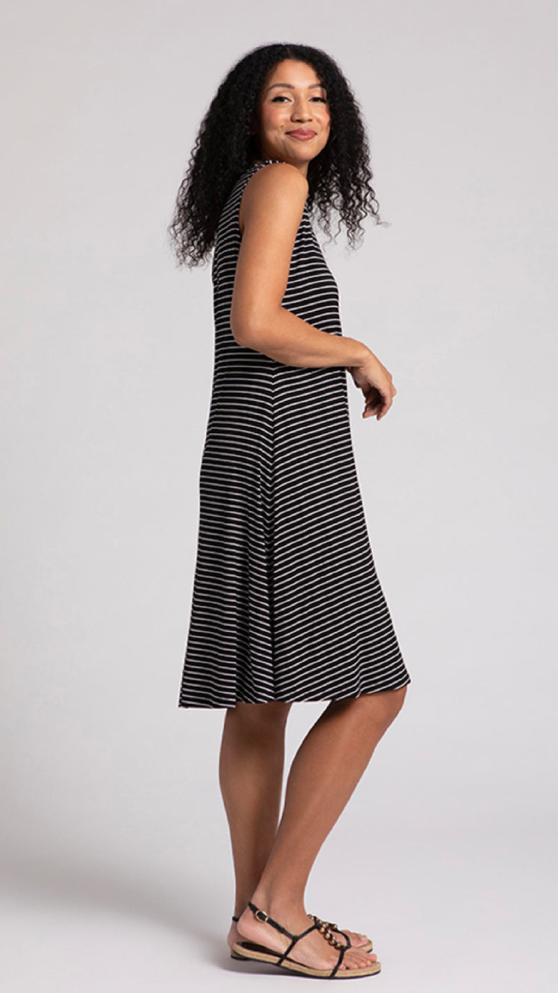Bamboo Tank Dress Short-Print (Sale)