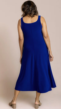 Square Neck Fit and Flare Dress