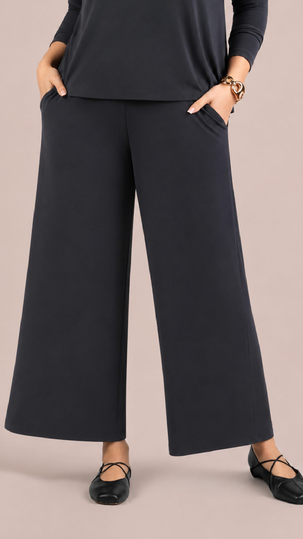 Wide Leg Trouser Midi