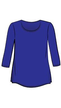 Go To Classic T-Relax, 3/4 Sleeve-Solid Colours (selected colours on Sale)